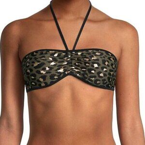 Zadig & Voltaire Khaki Bandeau Bikini Top XXL (44)